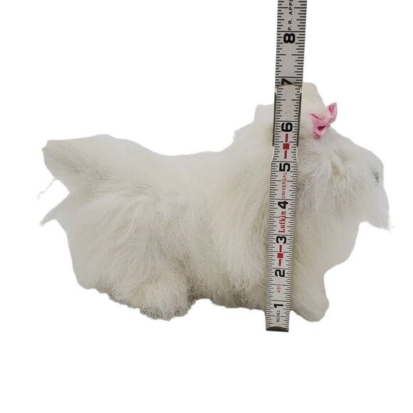 Circo White Maltese Puppy‎ Dog Stuffed Animal Plush 8 Inch Pink Bow Little Toy - Picture 7 of 9